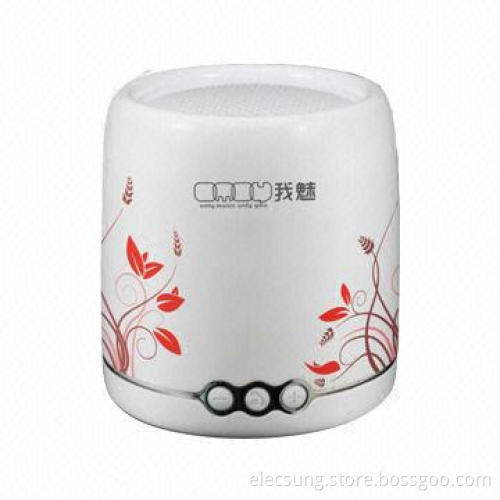 Portable Speaker with Bluetooth V4.0, Handsfree Calling, 3.7V, 500mAh Built-in Battery